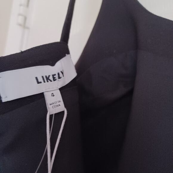 LIKELY Constance Mini Dress 4 Black NWT - Picture 9 of 10